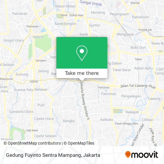 Gedung Fuyinto Sentra Mampang map