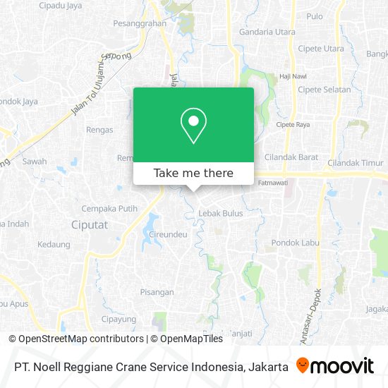 PT. Noell Reggiane Crane Service Indonesia map
