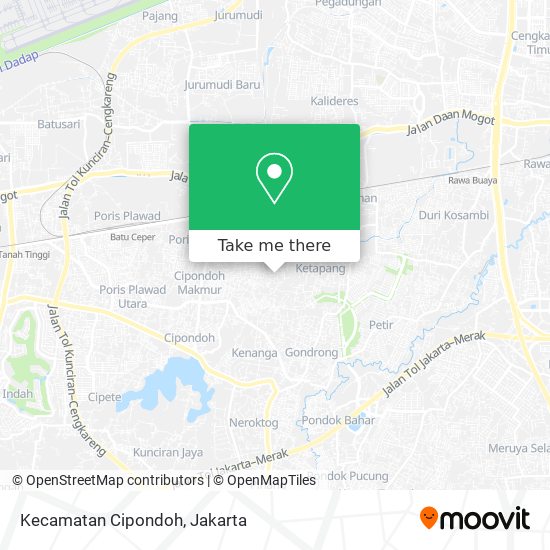 Kecamatan Cipondoh map