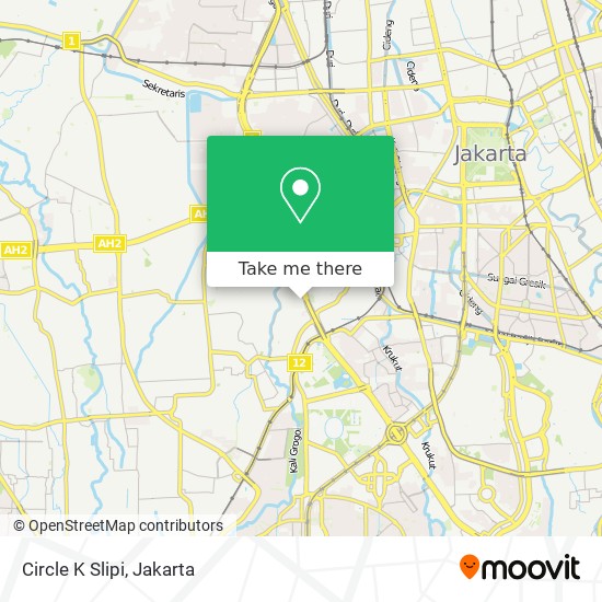 Circle K Slipi map