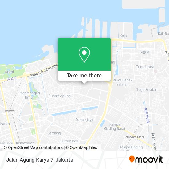 Jalan Agung Karya 7 map