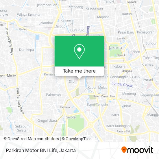 Parkiran Motor BNI Life map