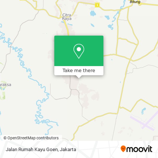 Jalan Rumah Kayu Goen map