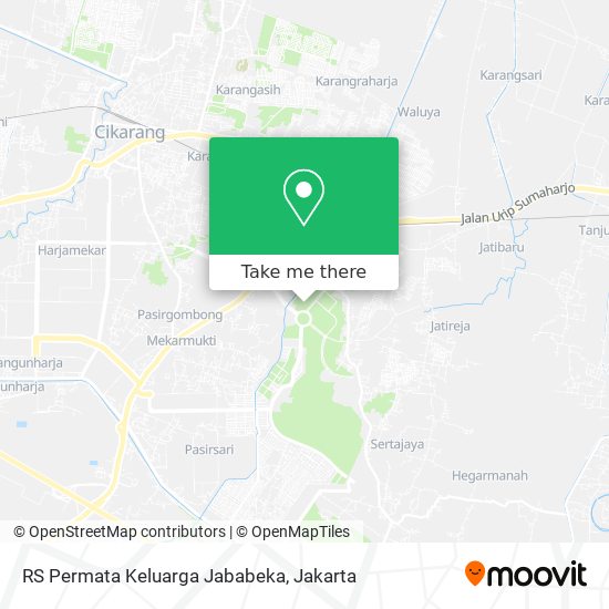 RS Permata Keluarga Jababeka map