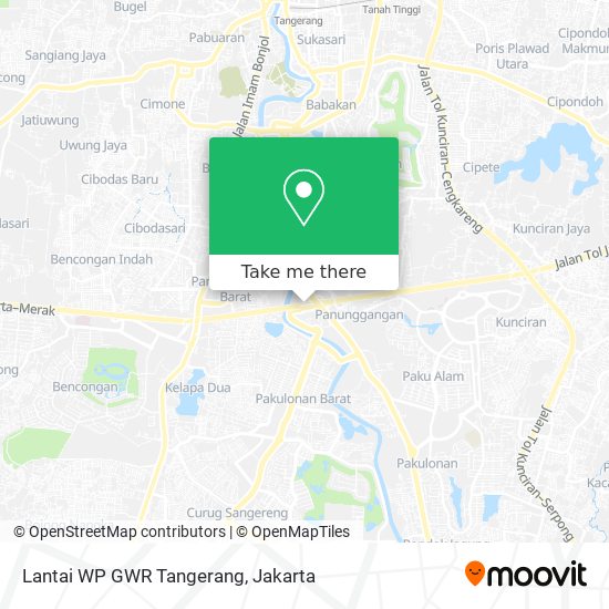 Lantai WP GWR Tangerang map