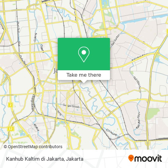 Kanhub Kaltim di Jakarta map