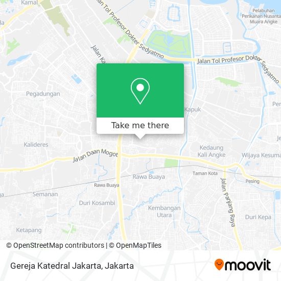 Gereja Katedral Jakarta map