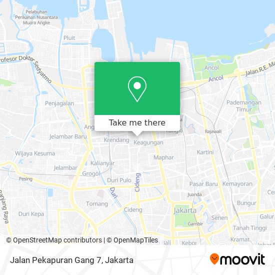 Jalan Pekapuran Gang 7 map