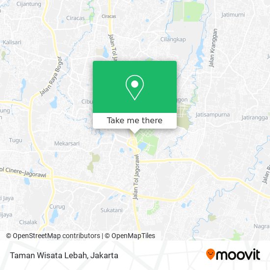 Taman Wisata Lebah map