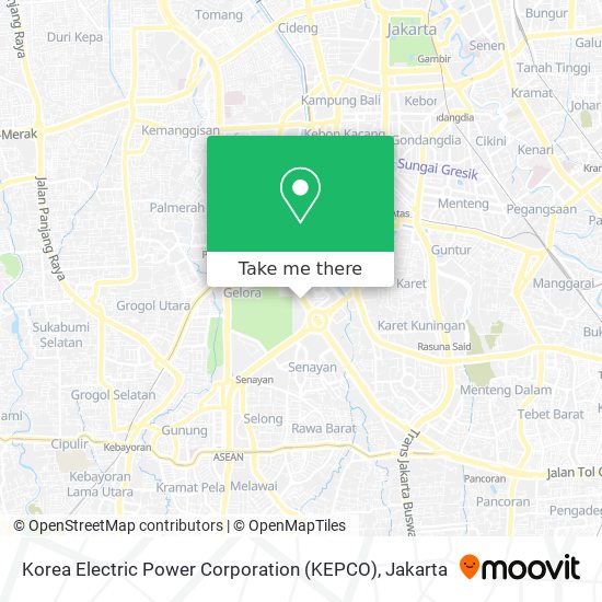Korea Electric Power Corporation (KEPCO) map