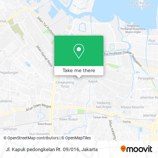 Jl. Kapuk pedongkelan Rt. 09 / 016 map