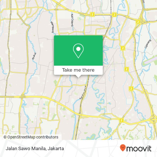 Jalan Sawo Manila map