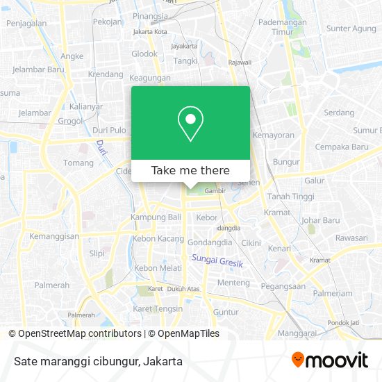 Sate maranggi cibungur map