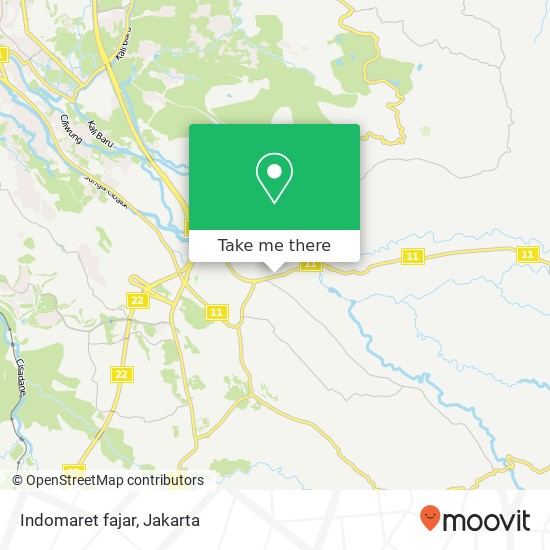 Indomaret fajar map