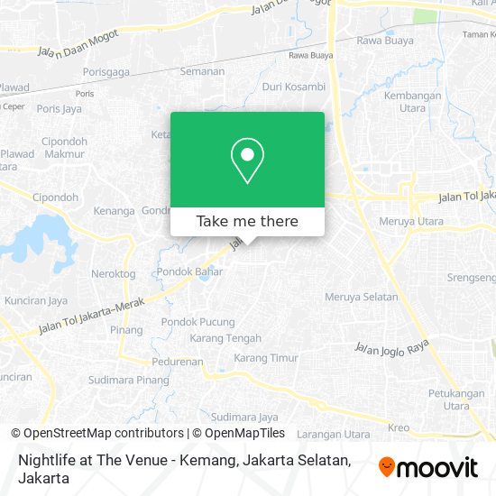 Nightlife at The Venue - Kemang, Jakarta Selatan map