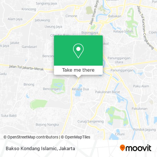 Bakso Kondang Islamic map