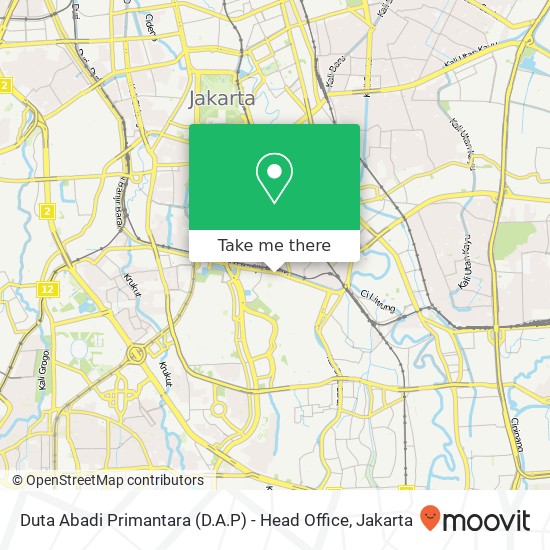 Duta Abadi Primantara (D.A.P) - Head Office map