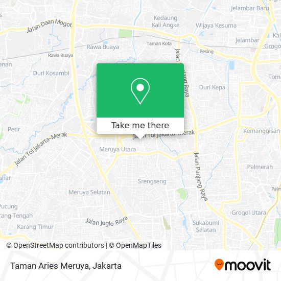 Taman Aries Meruya map