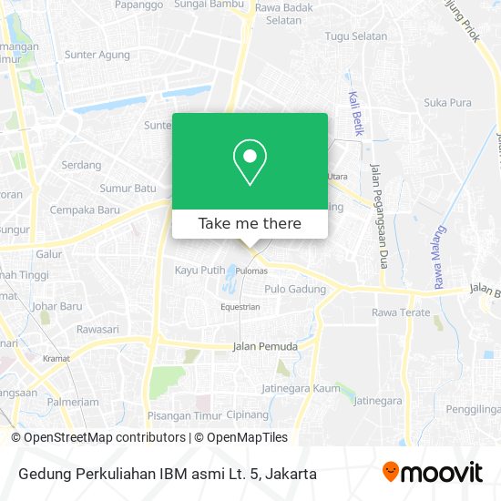 Gedung Perkuliahan IBM asmi Lt. 5 map