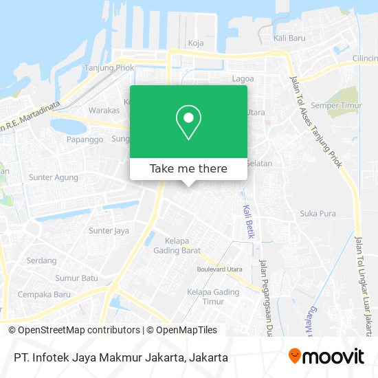 PT. Infotek Jaya Makmur Jakarta map