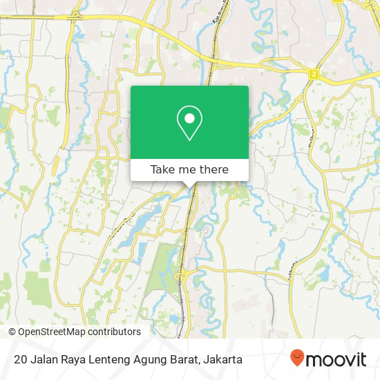 20 Jalan Raya Lenteng Agung Barat map