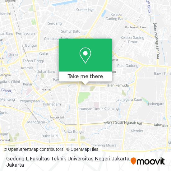 Gedung L Fakultas Teknik Universitas Negeri Jakarta map