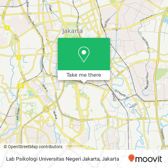 Lab Psikologi Universitas Negeri Jakarta map