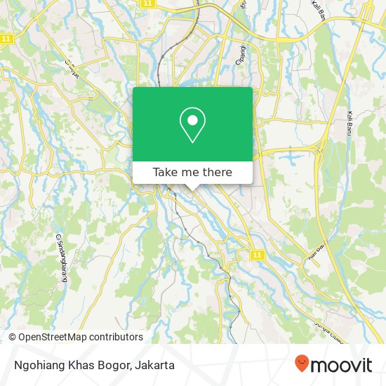 Ngohiang Khas Bogor map