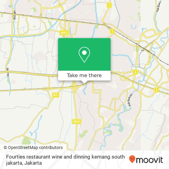 Fourties restaurant wine and dinning kemang south jakarta map