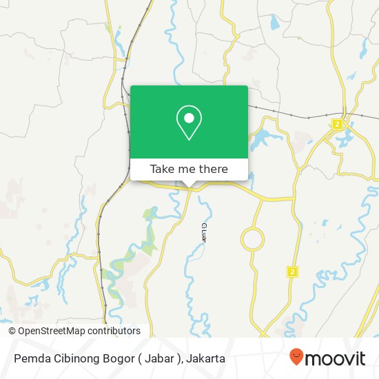 Pemda Cibinong Bogor ( Jabar  ) map