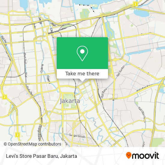 Levi's  Store Pasar Baru map