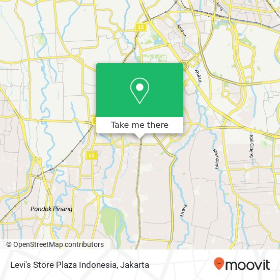 Levi's Store Plaza Indonesia map