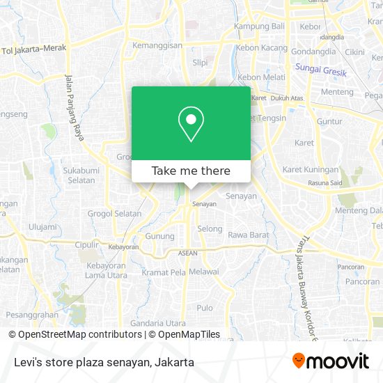 Levi's store plaza senayan map