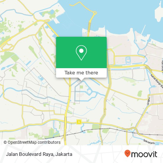 Jalan Boulevard Raya map