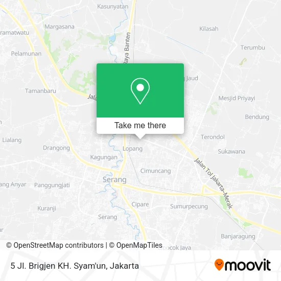 5 Jl. Brigjen KH. Syam'un map