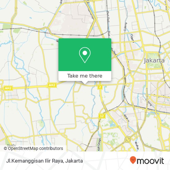 Jl.Kemanggisan Ilir Raya map