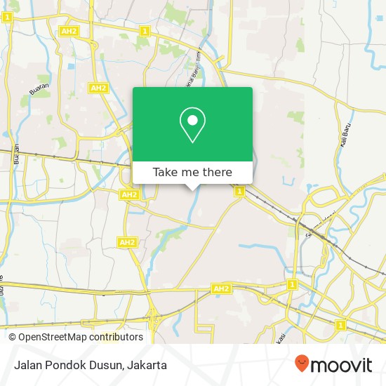 Jalan Pondok Dusun map