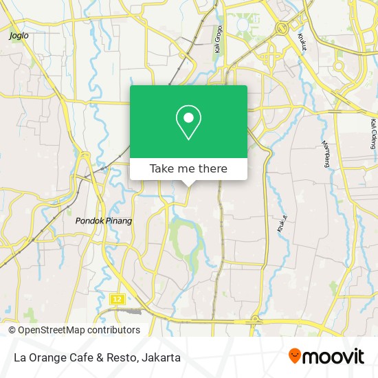 La Orange Cafe & Resto map