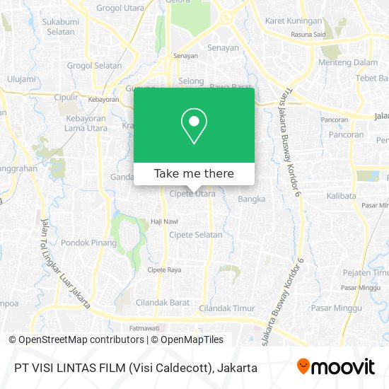 PT VISI LINTAS FILM (Visi Caldecott) map