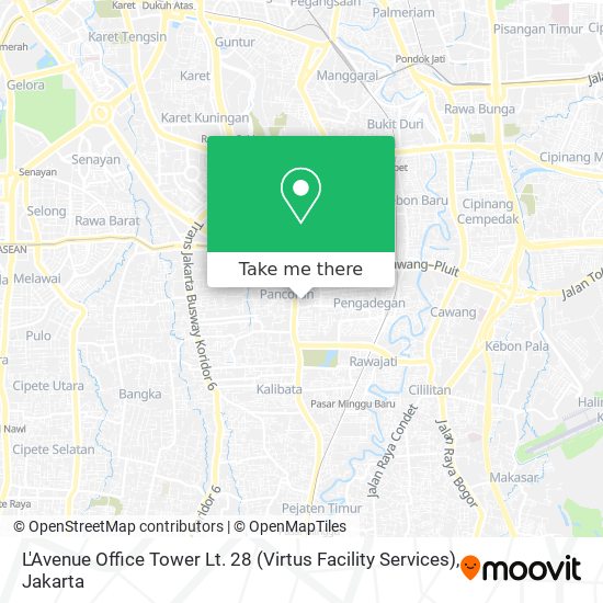 L'Avenue Office Tower Lt. 28 (Virtus Facility Services) map