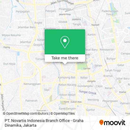 PT. Novartis Indonesia Branch Office - Graha Dinamika map
