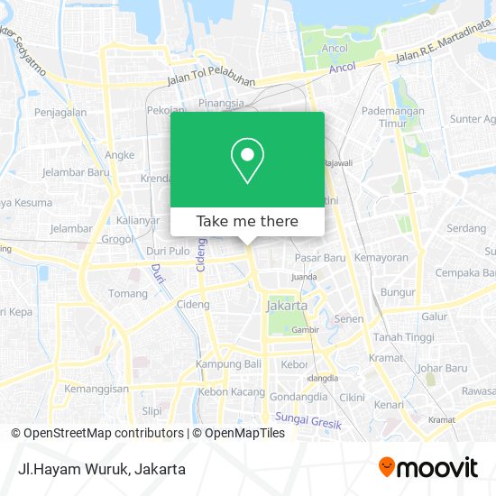 Jl.Hayam Wuruk map