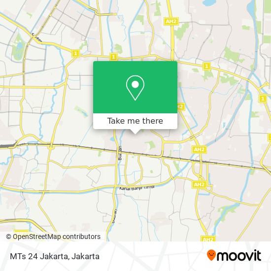 MTs 24 Jakarta map