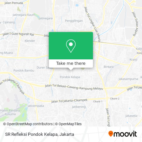 SR Refleksi Pondok Kelapa map