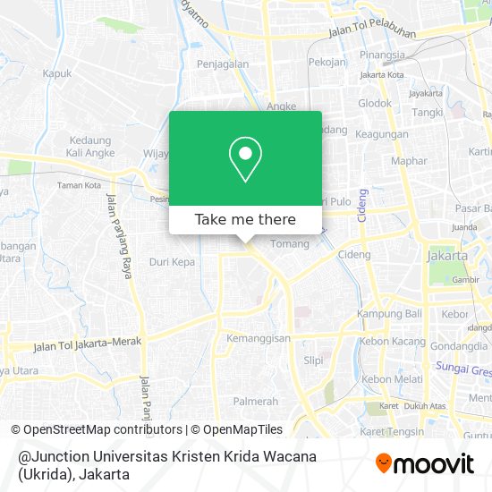 @Junction Universitas Kristen Krida Wacana (Ukrida) map
