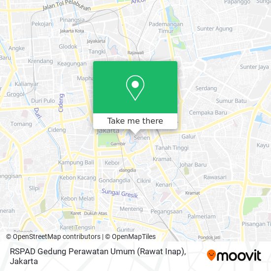 RSPAD Gedung Perawatan Umum (Rawat Inap) map