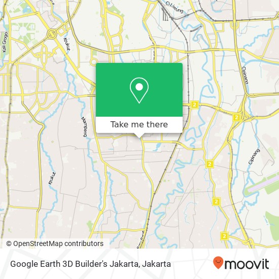 Google Earth 3D Builder's Jakarta map