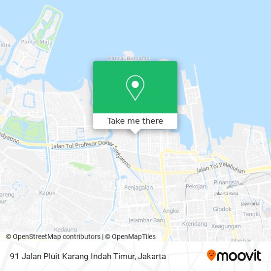 91 Jalan Pluit Karang Indah Timur map