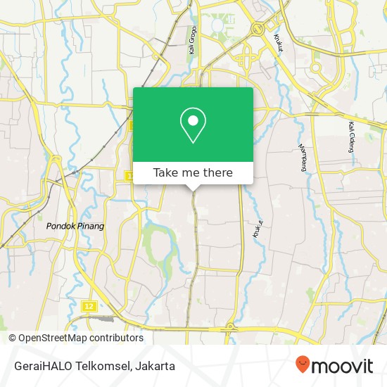 GeraiHALO Telkomsel map