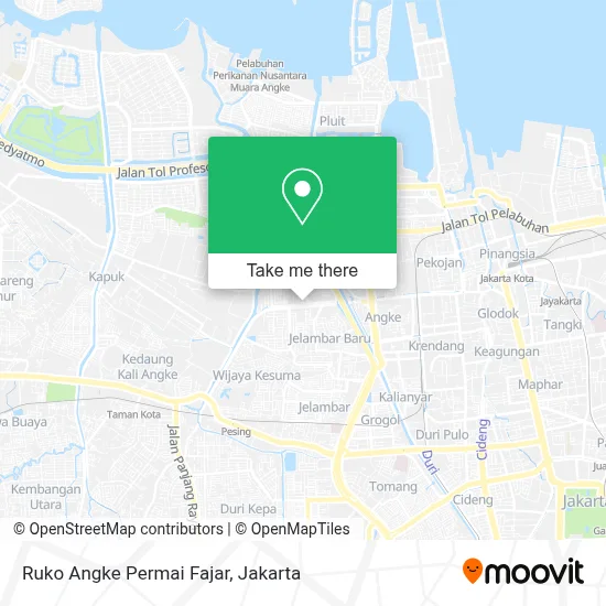 Ruko Angke Permai Fajar map
